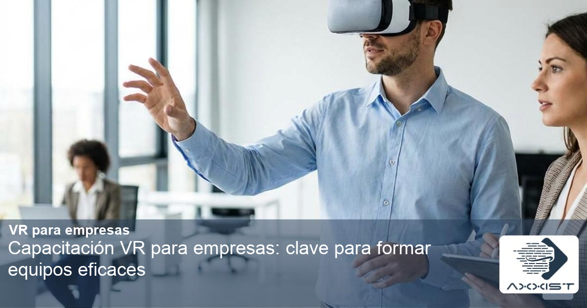 Una imagen ilustrando Capacitación VR para empresas: clave para formar equipos eficaces