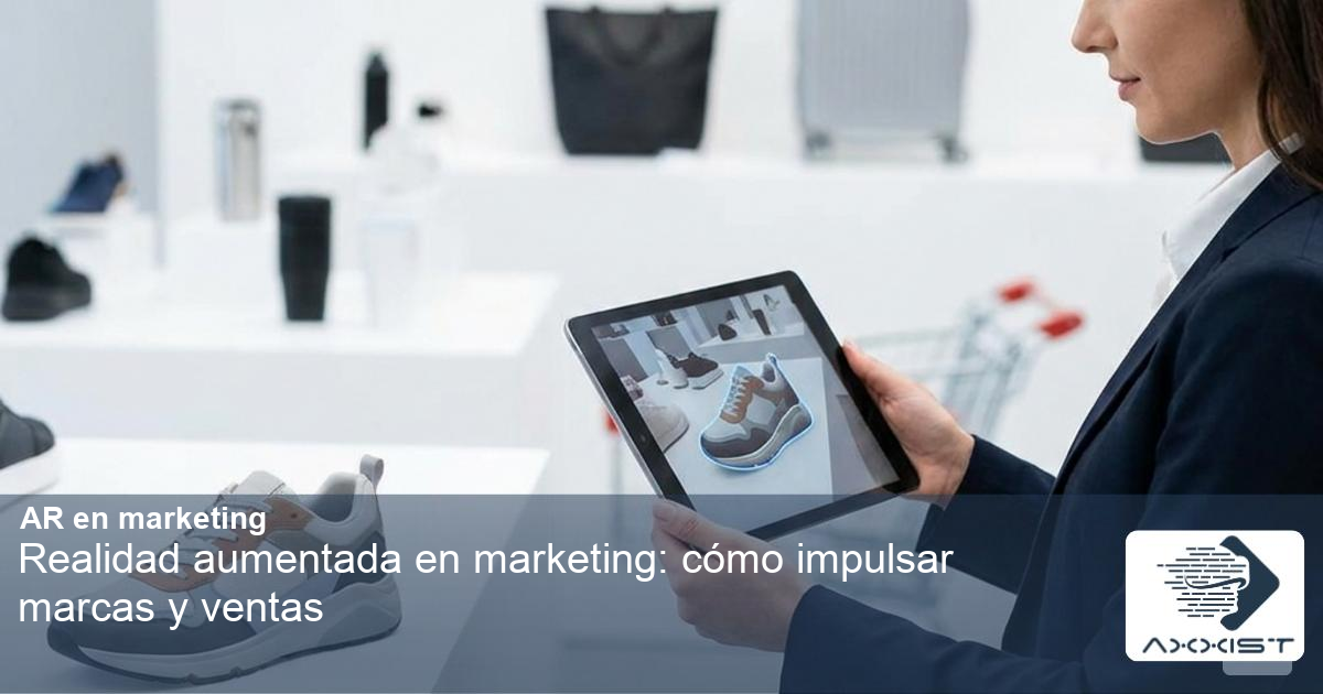 Una imagen ilustrando Realidad aumentada en marketing: cómo impulsar marcas y ventas